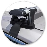 Prorack Black 2 Bar Aero Through Bar kit to suit Toyota Camry 4dr Sedan (2018 - Current)