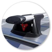 Prorack Silver 2 Bar Aero Through Bar kit to suit LDV D90 5dr SUV (8/2018 - Current)