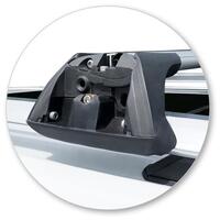 Prorack Silver 2 Bar Aero Flush Bar kit to suit Holden Equinox 5dr SUV (12/2017 - 2020)