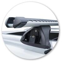 Prorack Black 2 Bar Heavy Duty Through Bar kit to suit Holden Equinox 5dr SUV (12/2017 - 2020)