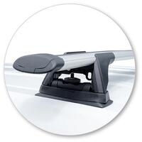 Prorack Black 2 Bar Aero Through Bar kit to suit Holden Equinox 5dr SUV (12/2017 - 2020)