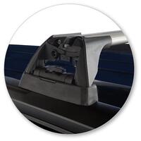 Prorack Silver 2 Bar Aero Flush Bar kit to suit Ford Ecosport 5dr SUV (2018 - Current)