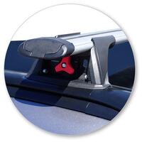 Prorack Black 2 Bar Aero Through Bar kit to suit Mitsubishi Eclipse Cross 5dr SUV (2017 - Current)