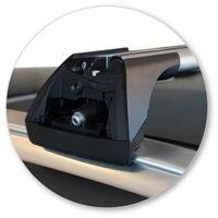 Prorack Silver 2 Bar Aero Flush Bar kit to suit Volvo XC40 5dr SUV (2018 - Current)