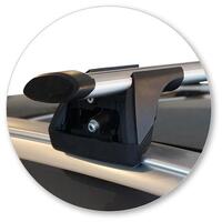 Prorack Black 2 Bar Aero Through Bar kit to suit Volvo XC40 5dr SUV (2018 - Current)