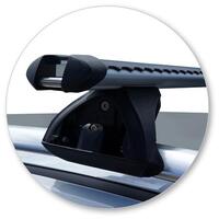 Prorack Silver 2 Bar Heavy Duty Through Bar kit to suit MG ZS 5dr SUV (2019 - Current)