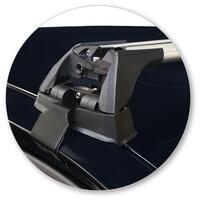 Prorack Silver 2 Bar Aero Flush Bar kit to suit Holden Commodore 5dr Hatch (2018 - 2020)