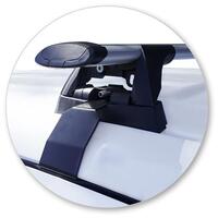 Prorack Silver 2 Bar Aero Through Bar kit to suit Mercedes-Benz X-Class 4dr Ute (4/2018 - Current)