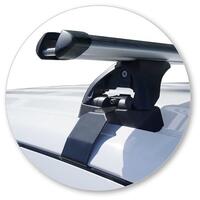 Prorack Black 2 Bar Heavy Duty Through Bar kit to suit Mercedes-Benz X-Class 4dr Ute (4/2018 - Current)