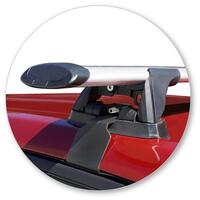 Prorack Black 2 Bar Aero Through Bar kit to suit Holden Equinox 5dr SUV (12/2017 - 2020)