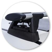 Prorack Black 2 Bar Aero Through Bar kit to suit Subaru WRX 4dr Sedan (2015 - 5/2022)