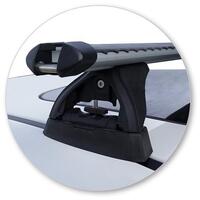 Prorack Silver 2 Bar Heavy Duty Through Bar kit to suit Subaru WRX STI 4dr Sedan (2015 - 5/2022)