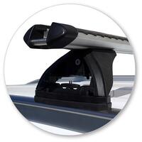 Prorack Black 2 Bar Heavy Duty Through Bar kit to suit Hyundai Santa Fe 5dr SUV (2018 - Current)