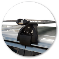 Prorack Black 2 Bar Heavy Duty Through Bar kit to suit Nissan Patrol GU 5dr SUV (1998 - 2010)