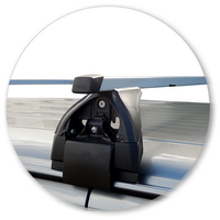 Prorack Silver 2 Bar Standard Through Bar kit to suit Nissan Patrol GU 5dr SUV (1998 - 2010)