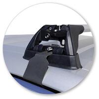 Prorack Silver 2 Bar Aero Flush Bar kit to suit Toyota Corolla 5dr Hatch (8/2018 - Current)