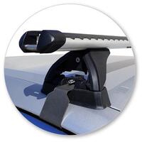 Prorack Black 2 Bar Heavy Duty Through Bar kit to suit Toyota Corolla 5dr Hatch (8/2018 - Current)