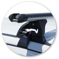 Prorack Silver 2 Bar Heavy Duty Through Bar kit to suit Ford Ranger Raptor Double Cab 4dr Ute (2018 - 9/2022)