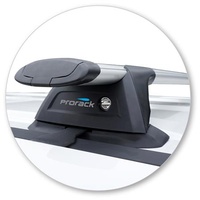Prorack Silver 2 Bar Aero Through Bar kit to suit Hyundai iMax 5dr MPV (2017 - 2021)