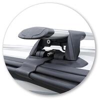 Prorack Black 2 Bar Aero Through Bar kit to suit Hyundai iLoad 5dr Van (2017 - 2021)