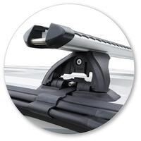 Prorack Black 2 Bar Heavy Duty Through Bar kit to suit Hyundai iLoad 5dr Van (2017 - 2021)