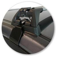 Prorack Silver 2 Bar Aero Flush Bar kit to suit Hyundai Ioniq 5dr Hatch (2/2019 - Current)