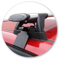 Prorack Black 2 Bar Aero Through Bar kit to suit Kia Cerato 5dr Hatch (2019 - Current)