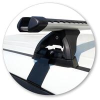 Prorack Black 2 Bar Heavy Duty Through Bar kit to suit SsangYong Rhino XL 4dr Ute (2019 - Current)