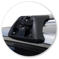 Prorack Silver 2 Bar Aero Flush Bar kit to suit Hyundai Venue 5dr SUV (2020 - Current)