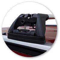 Prorack Silver 2 Bar Aero Flush Bar kit to suit Kia Seltos 5dr SUV (10/2019 - Current)