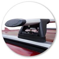 Prorack Black 2 Bar Aero Through Bar kit to suit Kia Seltos 5dr SUV (10/2019 - Current)