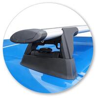 Prorack Silver 2 Bar Aero Through Bar kit to suit BMW 1 Series F40 5dr Hatch (8/2019 - Current)