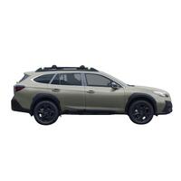 Prorack Silver 2 Bar Aero Flush Bar kit to suit Subaru Outback X 5dr Wagon (2021 - Current)