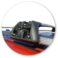 Prorack Black 2 Bar Aero Flush Bar kit to suit Subaru Crosstrek 5dr SUV (2023 - Current)