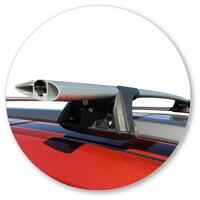 Prorack Black 2 Bar Aero Through Bar kit to suit Subaru Crosstrek 5dr SUV (2023 - Current)