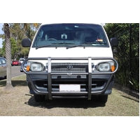 ECB Silver Hammertone Roo Bar to suit Toyota HiAce Non SBV MOD 11/89 - 11/98