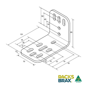 RacksBrax HD L Brackets (Triple)