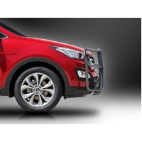 ECB Silver Hammertone Roo Bar to suit Hyundai Santa-Fe 09/12 - 03/18