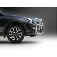 ECB Silver Hammertone Roo Bar to suit Subaru Outback 12/14 - 11/17