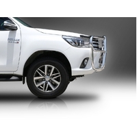 ECB Black Ripple Roo Bar to suit Toyota HiLux SR5 4WD 07/15 - 05/18
