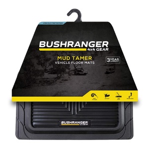 Bushranger Mud Tamer Floor Mats - Rear
