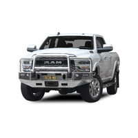 ECB Polished Winch BullBar with Bumper Lights to suit Dodge Ram 2500 DJ MKII 2019 - Onwards