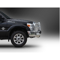 ECB Polished Winch BullBar with Bumper Lights to suit Ford F350 Super Duty 07/14 - 12/16
