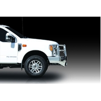 ECB Black Ripple Winch BullBar with Bumper Lights to suit Ford F350 Super Duty Ex Limited MY17 - Onwards