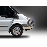 ECB Black Ripple BullBar with Bumper Lights to suit Ford Transit VM RWD Only 09/06 - 08/14