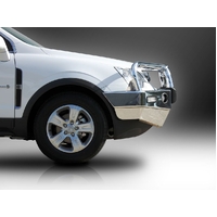 ECB Black Ripple BullBar with Bumper Lights to suit Holden Captiva 5 Series 2 03/11 - 12/15