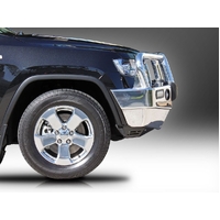 ECB Black Ripple BullBar with Bumper Lights to suit Jeep Grand Cherokee MY12 Laredo MY12 - MY13