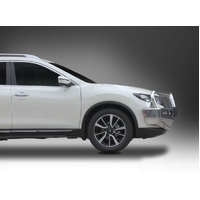 ECB Black Ripple BullBar with Bumper Lights to suit Nissan X-Trail T32 Series 2 &amp; 3 02/17 - 12/21