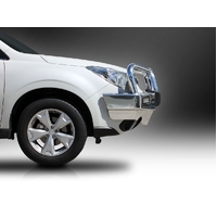 ECB Textura Black BullBar with Bumper Lights to suit Subaru Forester XT Model 02/13 - 12/15