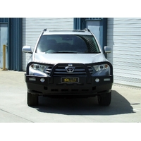 ECB Textura Black BullBar with Bumper Lights to suit Toyota Kluger 09/10 - 02/14